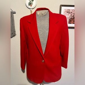 Women’s Vintage Red Blazer